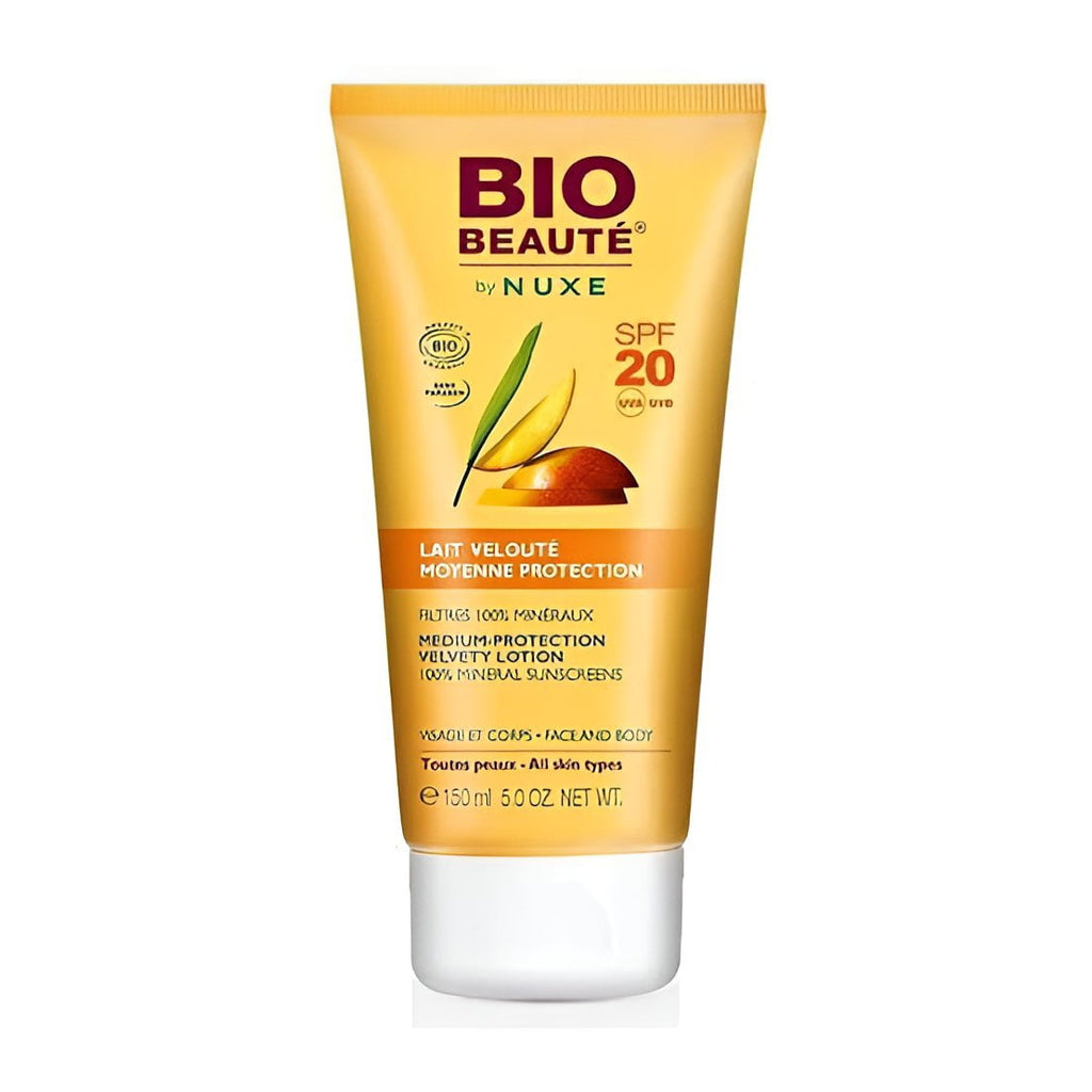 Nuxe-Bio Beauté-Lait Velouté-Moyenne Protection-SPF20-150mL
